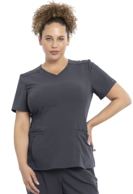 Polera Clínica Mujer Cherokee Euphoria CK786A Gris PWT