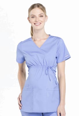 Polera Clínica Maternal Cherokee WW685 Celeste CIE