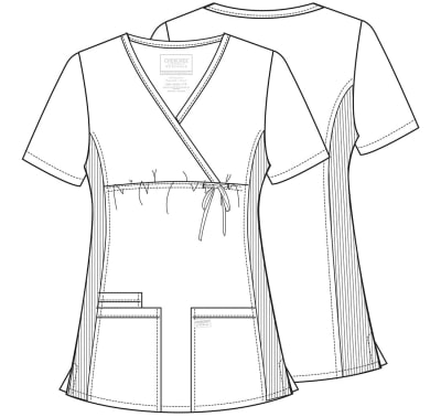 Polera Clínica Maternal Cherokee WW685 Celeste CIE