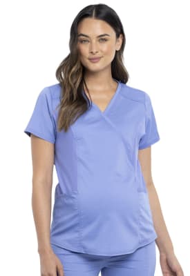 Polera Clínica Maternal Cherokee Workwear Revolution WW688 Celeste CIE