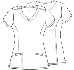 Polera Clínica Mujer Infinity CK609 PDPM Prisma Calipso