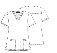 Polera Mujer Cherokee CK651 Lbgn