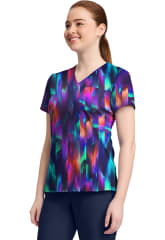 Polera Clínica Mujer Med Couture MC632 AUST Patrones Neón