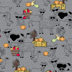 Polera Clínica Mujer Cherokee Prints CK637 CTCW Animales Granja