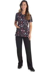 Polera Clínica Mujer Dickies DK876 DZDZ Pintura Roja