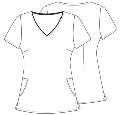 Polera Clínica Mujer Tooniforms TF626 Minnie MNTH