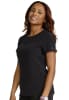 Polera Clínica Mujer Cherokee Allura CKA672 Negro BLK2