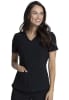 Polera Clínica Mujer Cherokee Allura CKA685 Negro BLK1