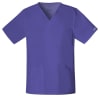 Polera Clínica Hombre Cherokee Workwear Core Stretch 4725 Morado GRPW1