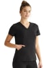 Polera Clínica Mujer Healing Hands Purple Label HH601 Negro BLACK1