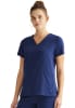 Polera Clínica Mujer Healing Hands Purple Label HH601 Azul Marino NAVY1