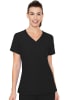 Polera Clínica Mujer Med Couture Insight MC2468 Negro BLK1