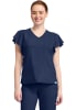 Polera Clínica Mujer Med Couture Insight MC611 Azul Marino NAVY1