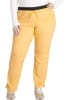 Pantalón Clínico Mujer Cherokee Workwear Revolution WW105 Amarillo STCP1