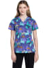 Polera Clínica Mujer Cherokee Prints CK651 APYS Alpacas Morado1