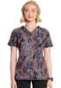 Polera Clínica Mujer Infinity CK634 WIMT Leopardo Negro1