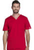 Polera Clínica Hombre Cherokee Workwear Core Stretch 4725 Rojo REDW1