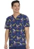 Polera Clínica Hombre Tooniforms TF740 PINS Pinocho Azul1