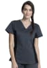 Polera Clínica Mujer Cherokee Workwear Revolution WW2875 Gris PWT1