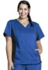 Polera Clínica Mujer Cherokee Workwear Revolution WW2875 Azul Rey ROY1