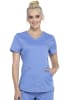 Polera Clínica Mujer Cherokee Workwear Revolution WW601 Celeste CIE1