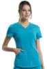 Polera Clínica Mujer Cherokee Workwear Revolution WW601 Verde TLB1