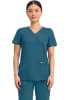 Polera Clínica Mujer Cherokee Workwear Revolution WW610 Verde CAR1