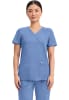 Polera Clínica Mujer Cherokee Workwear Revolution WW610 Celeste CIE1