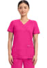 Polera Clínica Mujer Cherokee Workwear Revolution WW610 Fucsia EEPI1