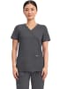 Polera Clínica Mujer Cherokee Workwear Revolution WW610 Gris PWT1