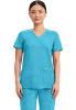 Polera Clínica Mujer Cherokee Workwear Revolution WW610 Calipso TRQ1