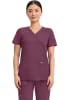 Polera Clínica Mujer Cherokee Workwear Revolution WW610 Burdeo WIN1