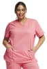 Polera Clínica Mujer Cherokee Workwear Revolution WW620 Rosado PKML1