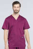 Polera Clínica Hombre Cherokee Workwear Revolution WW670 Burdeo WIN1