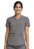 Polera Clínica Mujer Cherokee Allura CKA685 Gris HTGP1