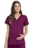 Polera Clínica Maternal Cherokee Workwear Revolution WW688 Burdeo WIN1