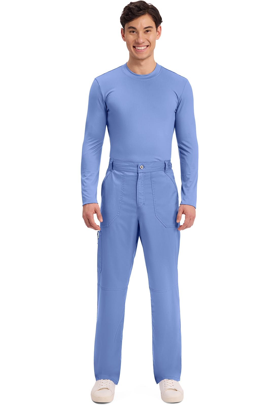 Pantalón Clínico Hombre Cherokee Workwear Revolution WW140 Celeste CIE ...