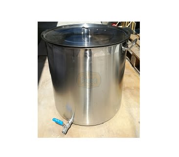 Fondo Ac Inox. 90L app. C/Llave sol. 1/2CD1
