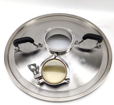 65L Pro Sight Glass Distillation / Steam Condenser Lid1