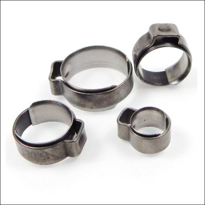 Abrazadera Stepless inox. 10.5mm (para manguera entre 7-10mm OD)1