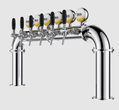 Arco plateado con 6 grifos y portalogo1