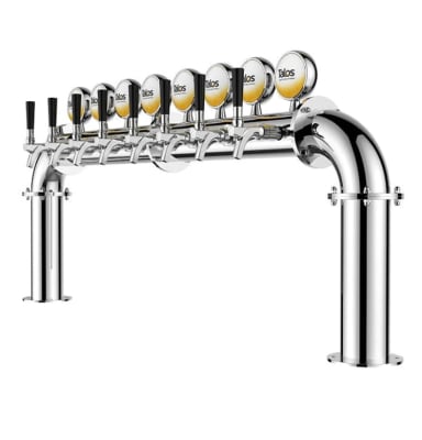 Arco plateado con 8 grifos y portalogo1