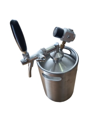 Minigrowler 5L + Grifo cc + dispensador CO21