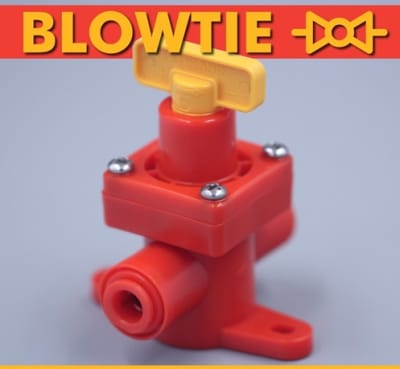 Válvula de alivio ajustable BlowTie Válvula de alivio ajustable BlowTie