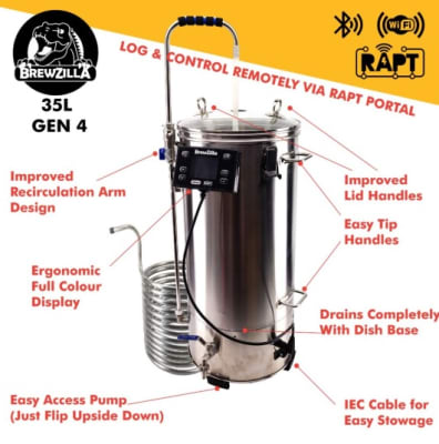 BrewZilla 35L G4 220-240V AC1