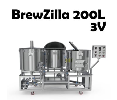 BrewZilla 200L - 3 Vessel Micro - Brewery1