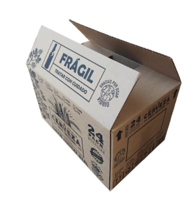 Caja SIN separadores para 24 botellas de 330cc1