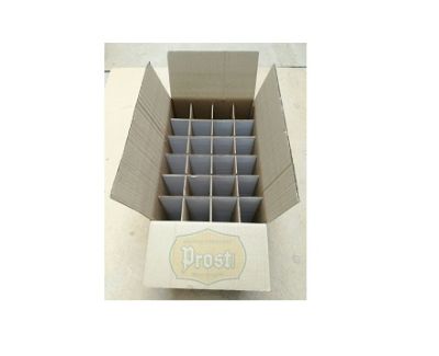 Caja con separadores para 24 botellas de 330cc1