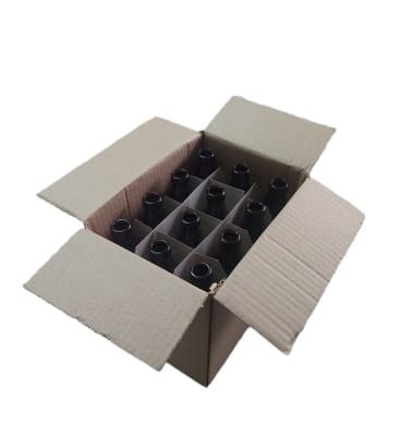 Caja con separadores para 12 botellas de 330cc1