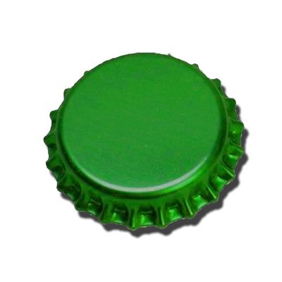 Tapas corona verde metalizado1